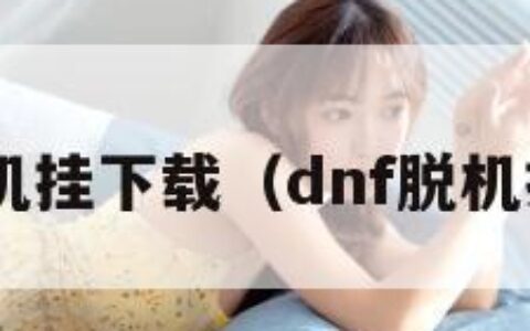 dnf脱机挂下载（dnf脱机挂原理）