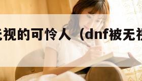 dnf被无视的可怜人（dnf被无视的可怜人是谁）