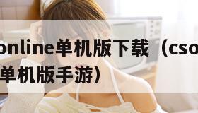 csonline单机版下载（csonline单机版手游）