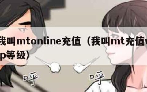 我叫mtonline充值（我叫mt充值vip等级）