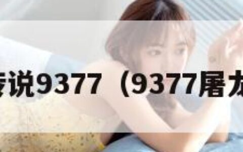屠龙传说9377（9377屠龙传说）