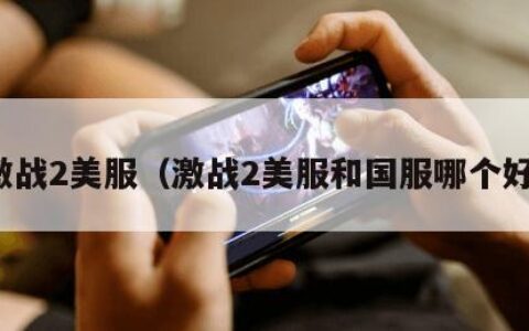 激战2美服（激战2美服和国服哪个好）