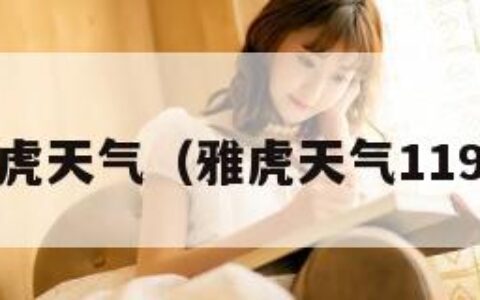 雅虎天气（雅虎天气1191）