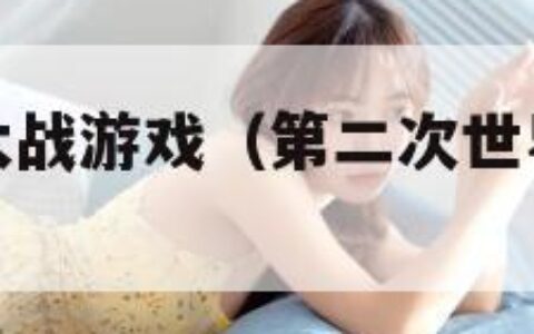 第二次世界大战游戏（第二次世界大战游戏攻略）