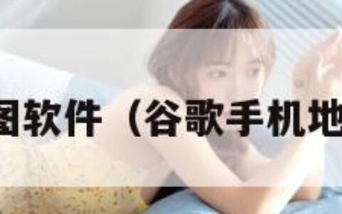 谷歌手机地图软件（谷歌手机地图软件下载）