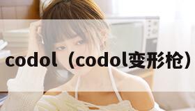codol（codol变形枪）