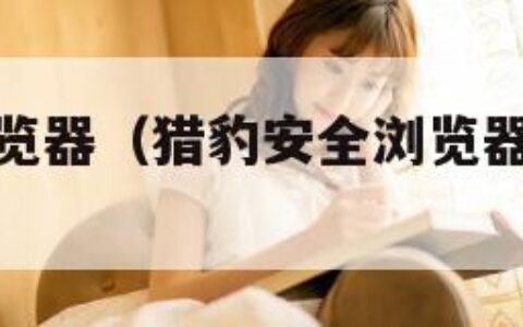 猎豹安全浏览器（猎豹安全浏览器有必要安装吗）