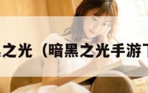 暗黑之光（暗黑之光手游下载）