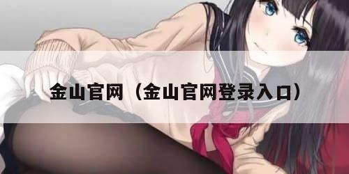 金山官网（金山官网登录入口）