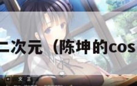 陈坤二次元（陈坤的cosplay）