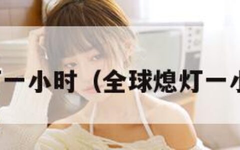 全球熄灯一小时（全球熄灯一小时宣传）