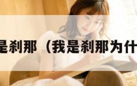 我是刹那（我是刹那为什么）