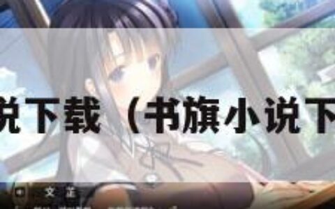 书旗小说下载（书旗小说下载安装）