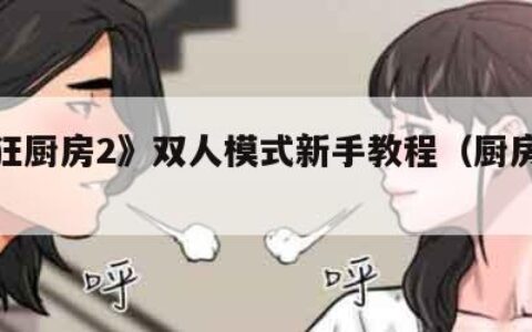 《疯狂厨房2》双人模式新手教程（厨房韵母2）