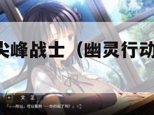 幽灵行动3尖峰战士（幽灵行动3尖峰战士 简体中文）