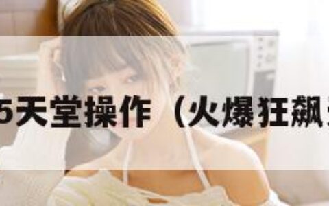 火爆狂飙5天堂操作（火爆狂飙天堂评测）