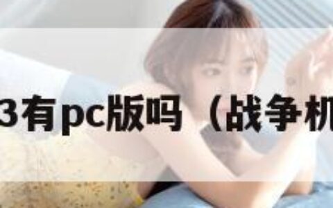 战争机器3有pc版吗（战争机器3游戏）