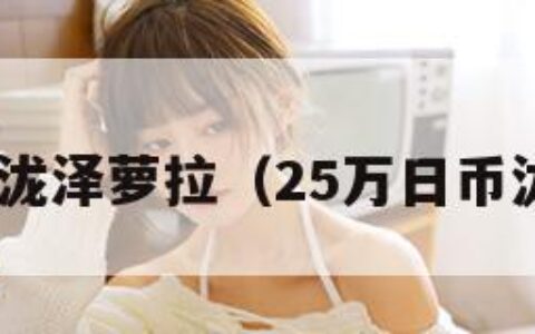 360年会泷泽萝拉（25万日币泷泽萝拉）