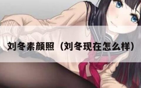 刘冬素颜照（刘冬现在怎么样）