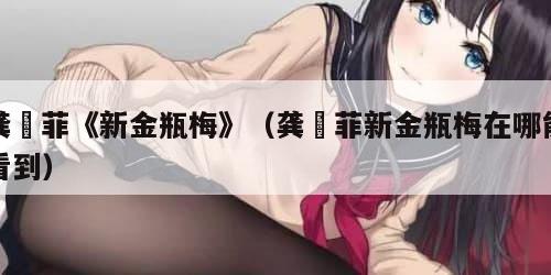 龚玥菲《新金瓶梅》（龚玥菲新金瓶梅在哪能看到）