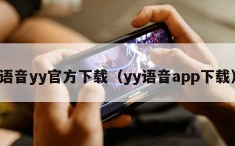 语音yy官方下载（yy语音app下载）