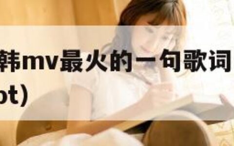 欧美mv日韩mv最火的一句歌词（欧美大片ppt免费ppt）