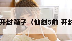 仙剑5开封箱子（仙剑5前 开封钱包）