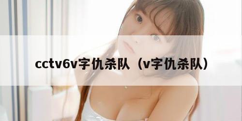 cctv6v字仇杀队（v字仇杀队）