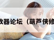 葫芦侠修改器论坛（葫芦侠修改器版本）