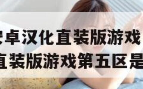 日式rpg安卓汉化直装版游戏（日式rpg安卓汉化直装版游戏第五区是什么）