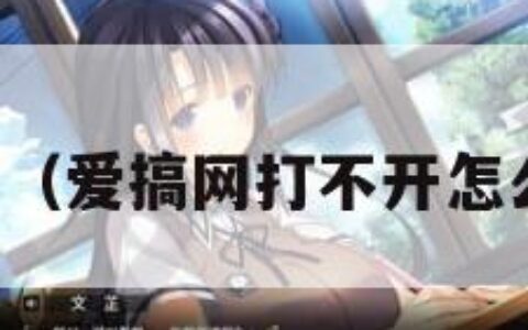 爱搞网（爱搞网打不开怎么解决）