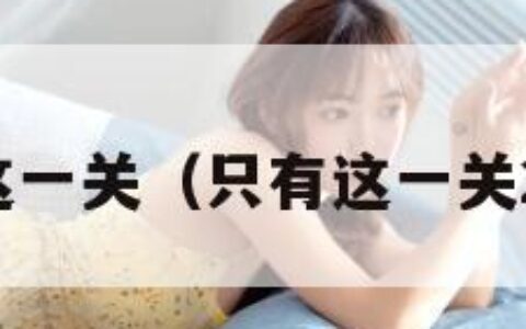 只有这一关（只有这一关2攻略）