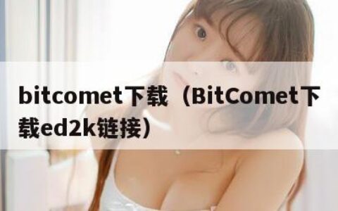 bitcomet下载（BitComet下载ed2k链接）