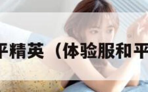 体验服和平精英（体验服和平精英机甲）