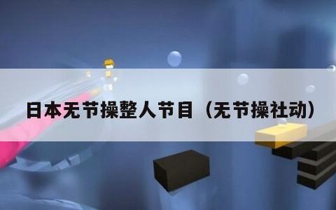 日本无节操整人节目（无节操社动）