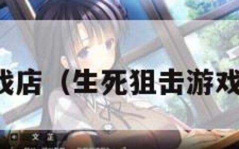 游戏店（生死狙击游戏店）