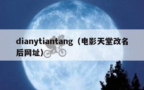 dianytiantang（电影天堂改名后网址）