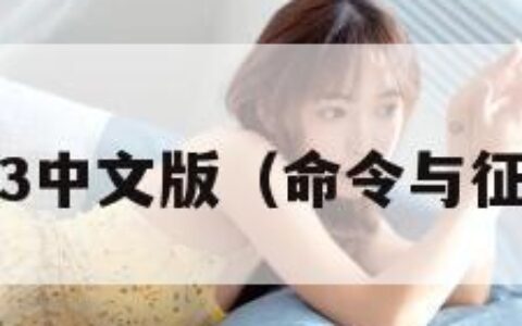 命令与征服3中文版（命令与征服3概念图）