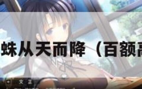 百万蜘蛛从天而降（百额高蜘蛛）