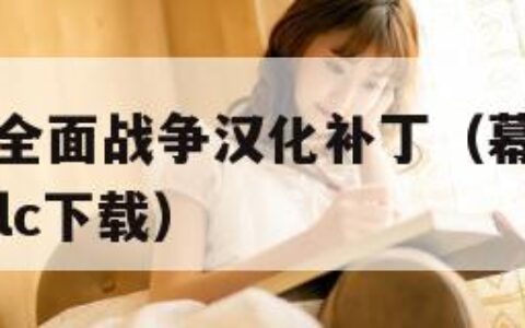 幕府将军2全面战争汉化补丁（幕府将军2全面战争全dlc下载）