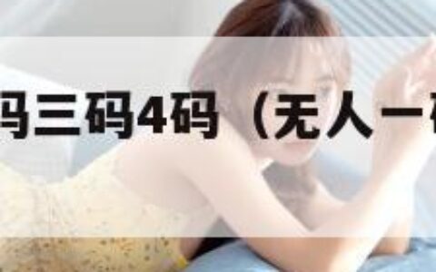 无人一码二码三码4码（无人一码二码三码4码是什么）