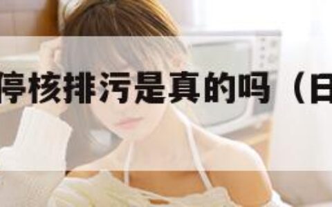 日本宣布暂停核排污是真的吗（日本政府决定排放核）