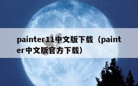 painter11中文版下载（painter中文版官方下载）