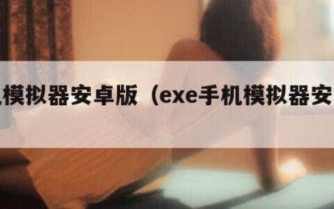手机模拟器安卓版（exe手机模拟器安卓版）