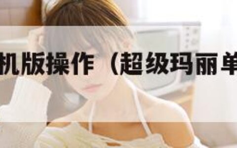 超级玛丽单机版操作（超级玛丽单机版操作方法）