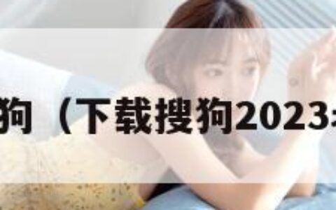 下载搜狗（下载搜狗2023老版本）