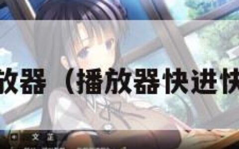 qq播放器（播放器快进快捷键）