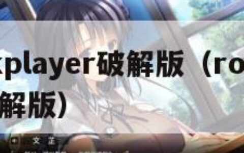 rockplayer破解版（rockplot破解版）