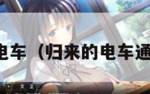 归来的电车（归来的电车通关教程）