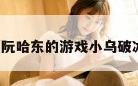 阮哈东（阮哈东的游戏小乌破冰的游戏）